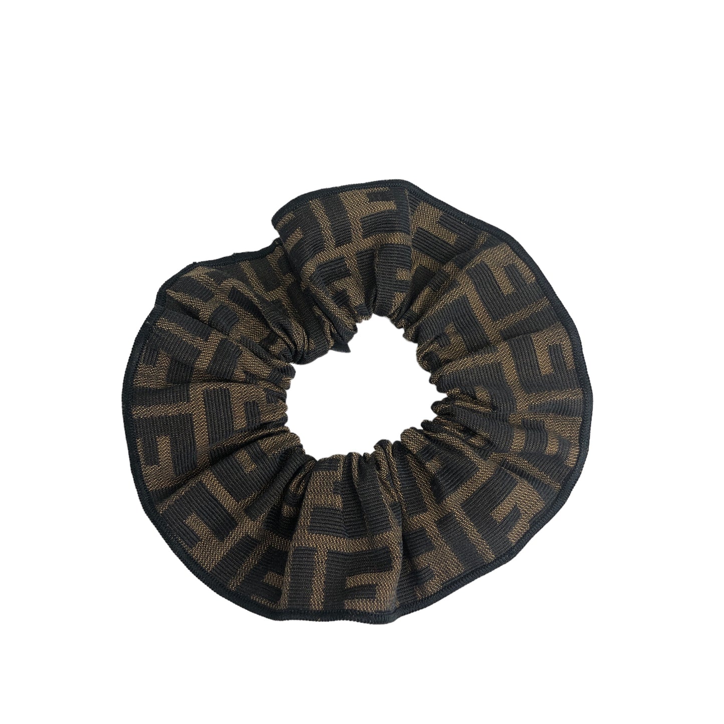 FENDI Zucca 髮飾 棕色 Vintage u7zafy