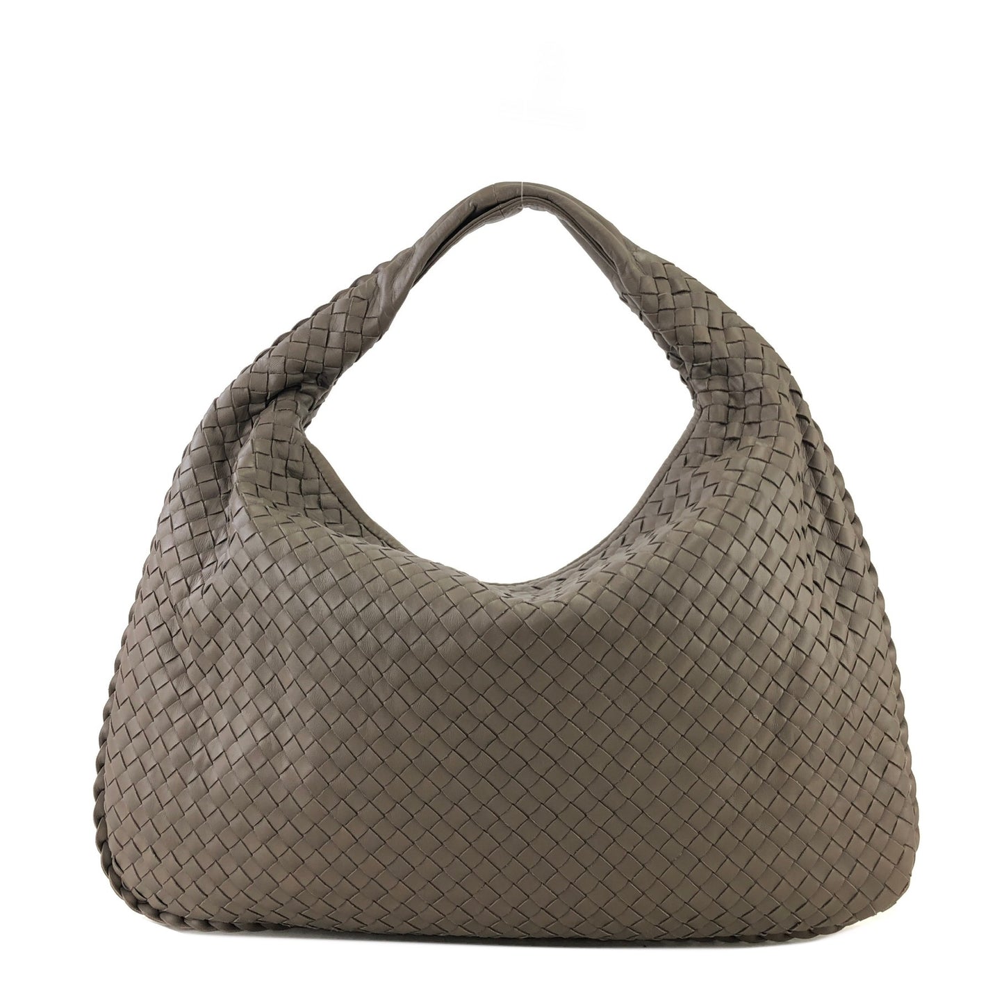 Bottega Veneta Intrecciato Leather Shoulder bag Hobobag Beige Vintage ritud4