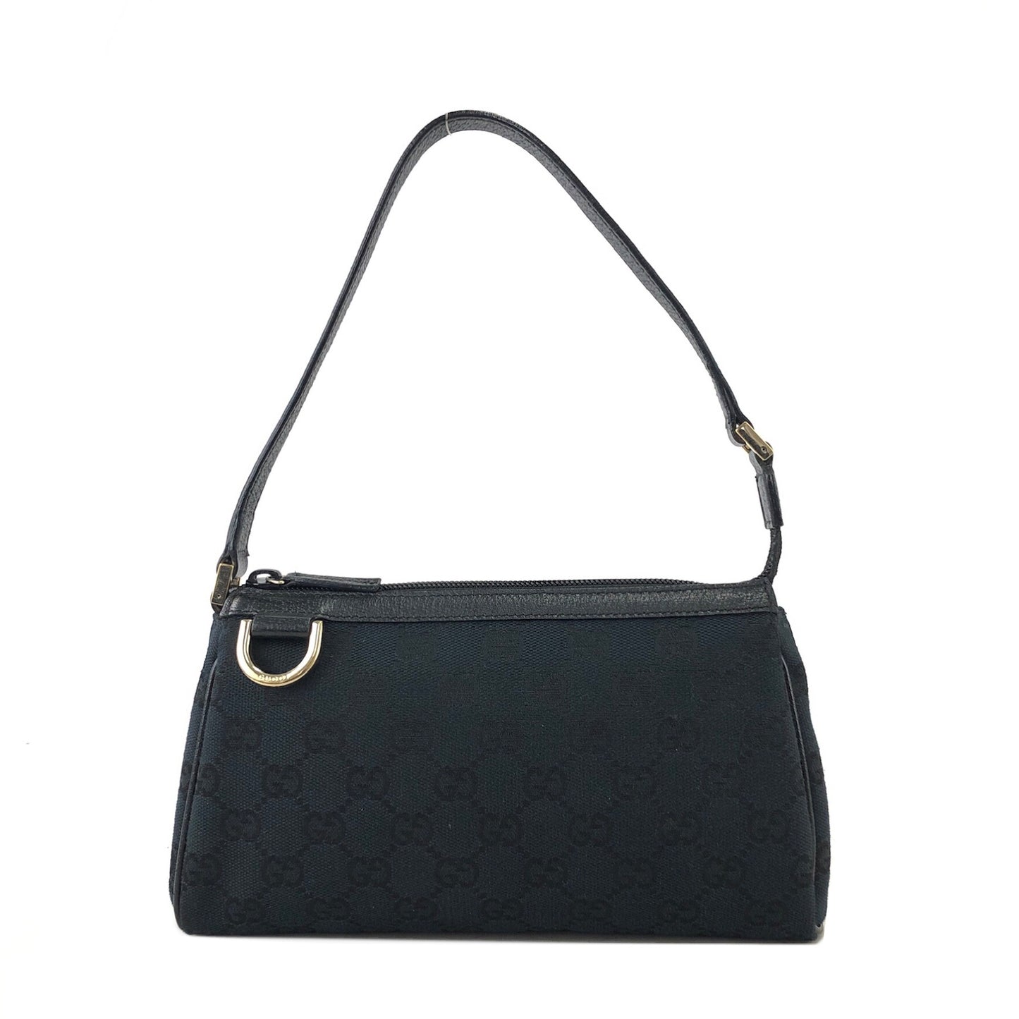 GUCCI GG Canvas Canvas Handbag Minibag Black Vintage 7cpu6d