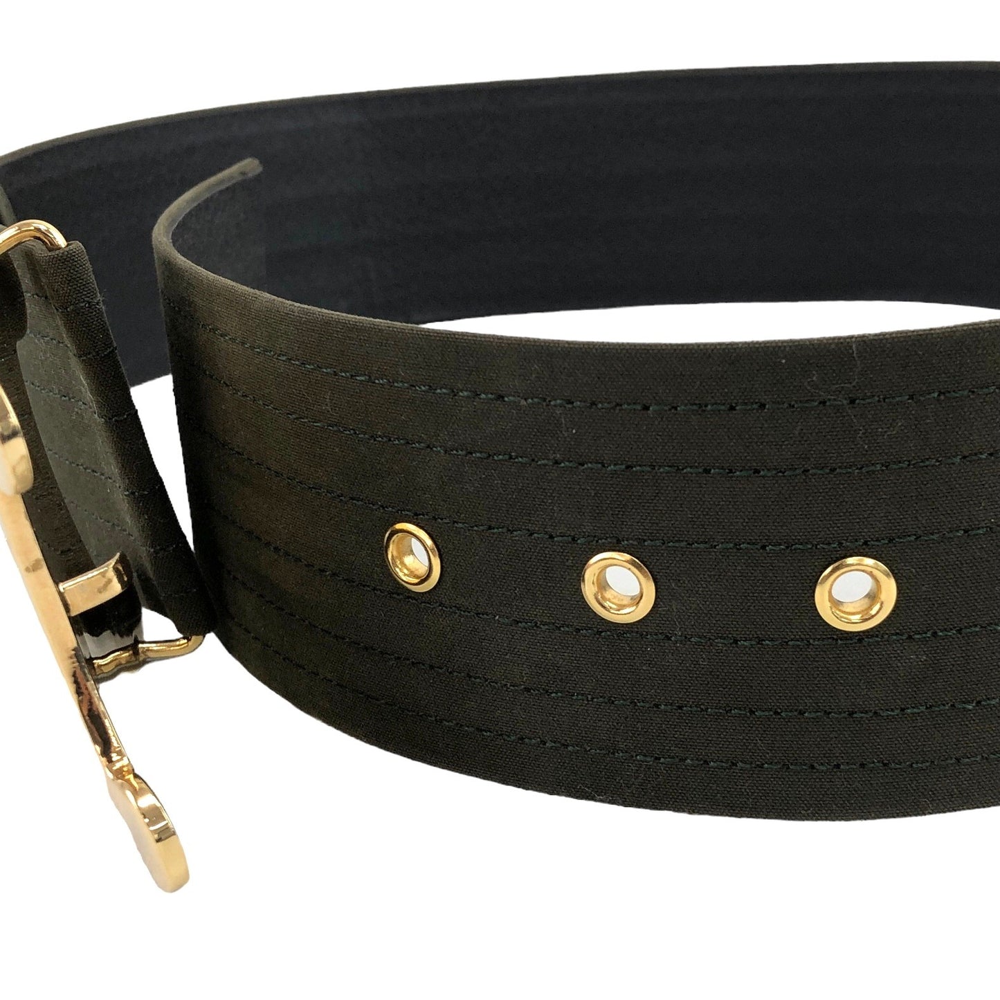 CELINE Triomphe Belt Olive Vintage 8k4uzp