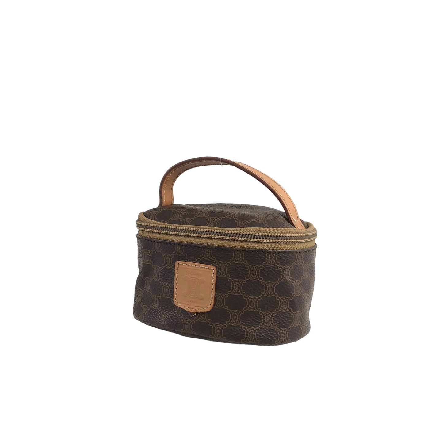 CELINE Macadam Pouch Brown Vintage rxugvz