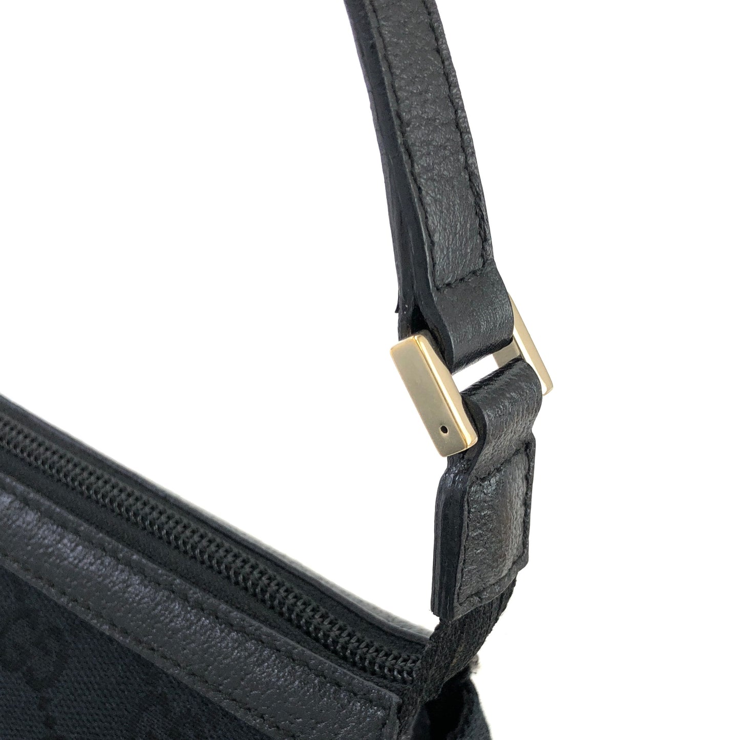 GUCCI GG Canvas Canvas Handbag Minibag Black Vintage 7cpu6d
