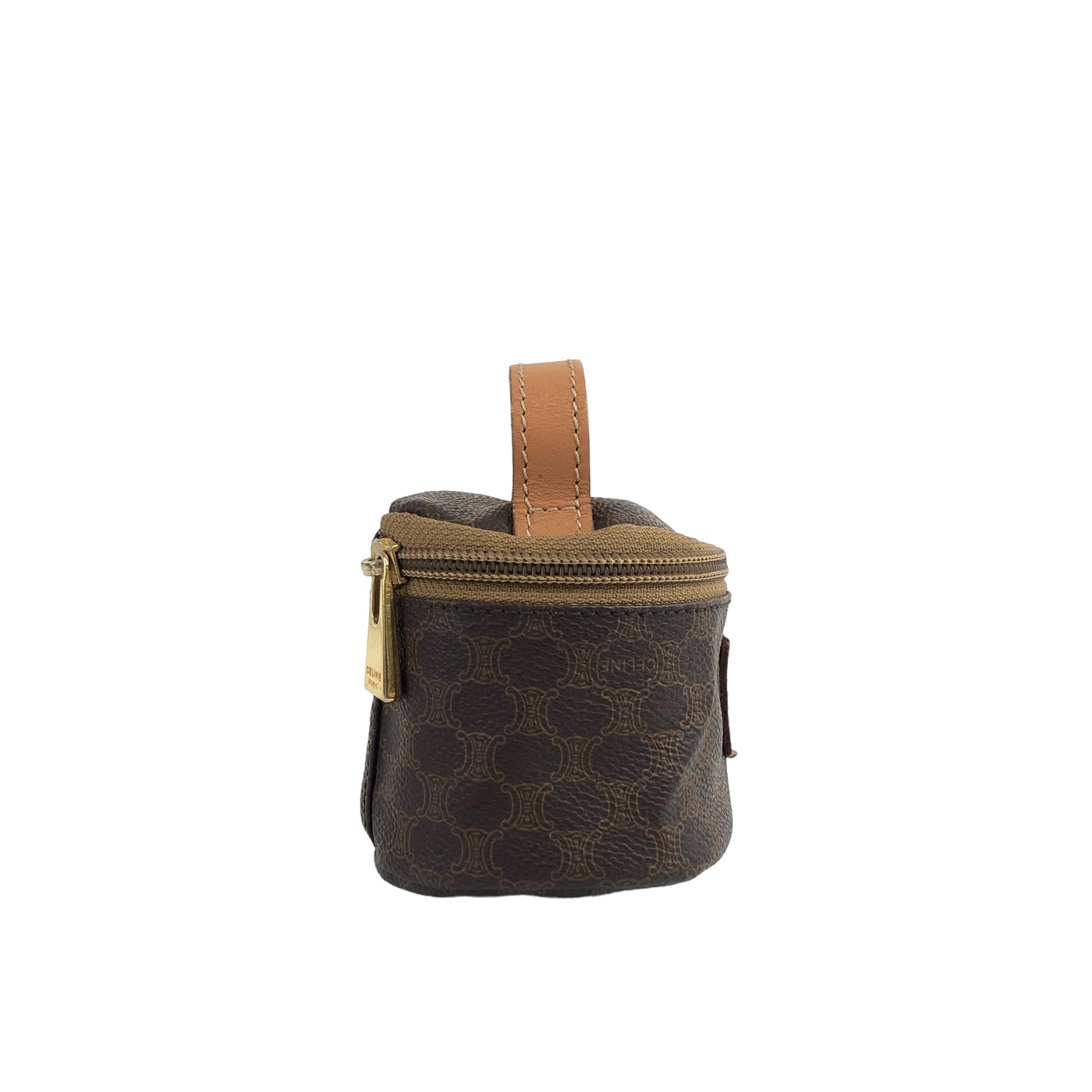 CELINE Macadam Pouch Brown Vintage rxugvz