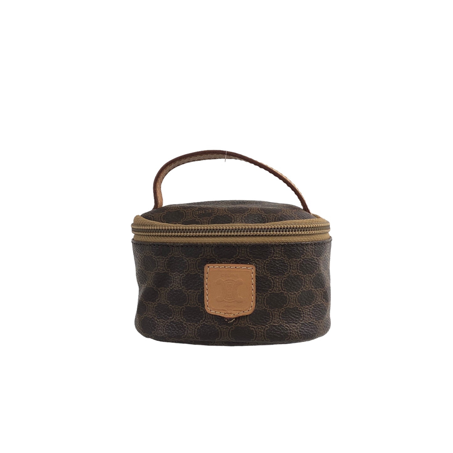 CELINE Macadam Pouch Brown Vintage rxugvz