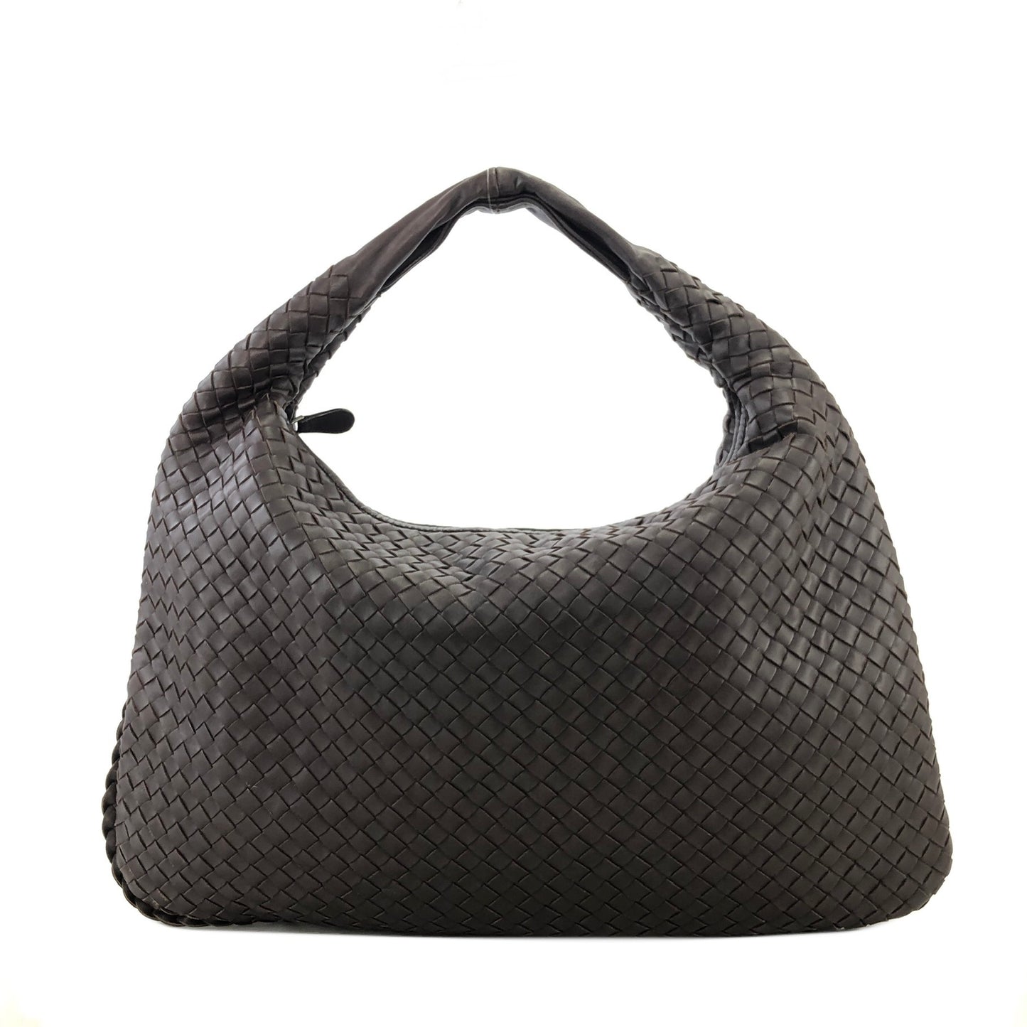 Bottega Veneta Intrecciato Leather Shoulder bag Hobobag Brown Vintage 7jiieg