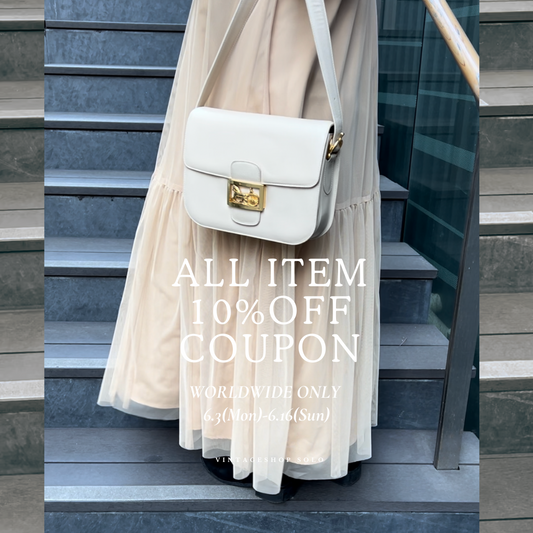 【 VintageShop solo 】ALL 10％OFF SALE Special Coupon📣 WORLDWIDE ONLY✈