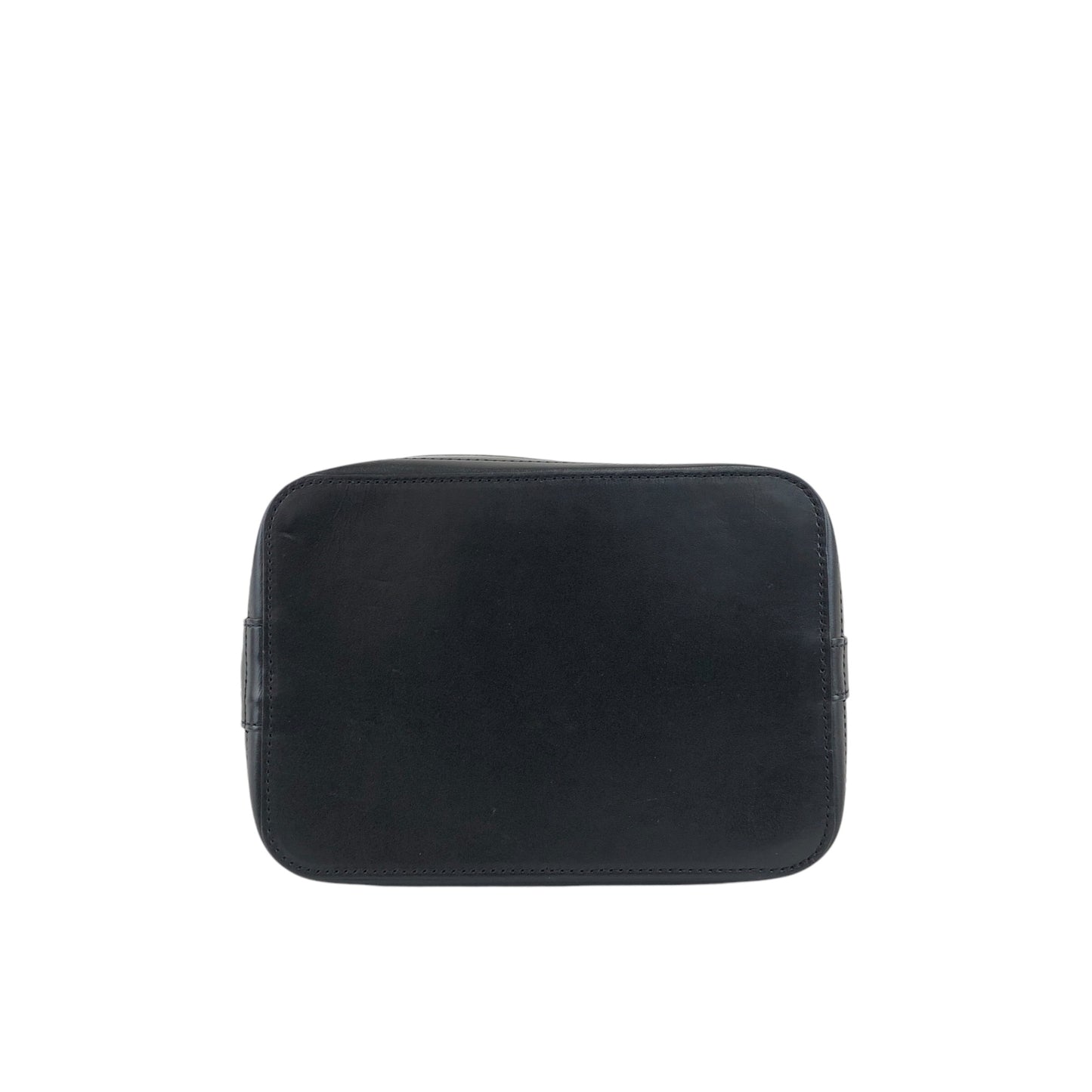 CELINE Macadam Blason Drawstring Shoulder bag Black Vintage ruunby
