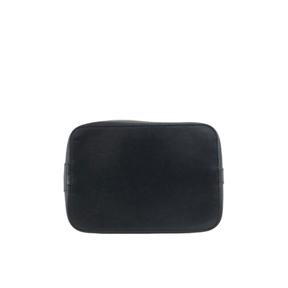 CELINE Macadam Blason Drawstring Shoulder bag Black Vintage ruunby