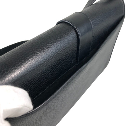 GUCCI Front Buckle Shoulder bag Black Vintage zbczdz