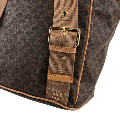 CELINE Macadam Gancini Backpack Brown Vintage x8u3v3