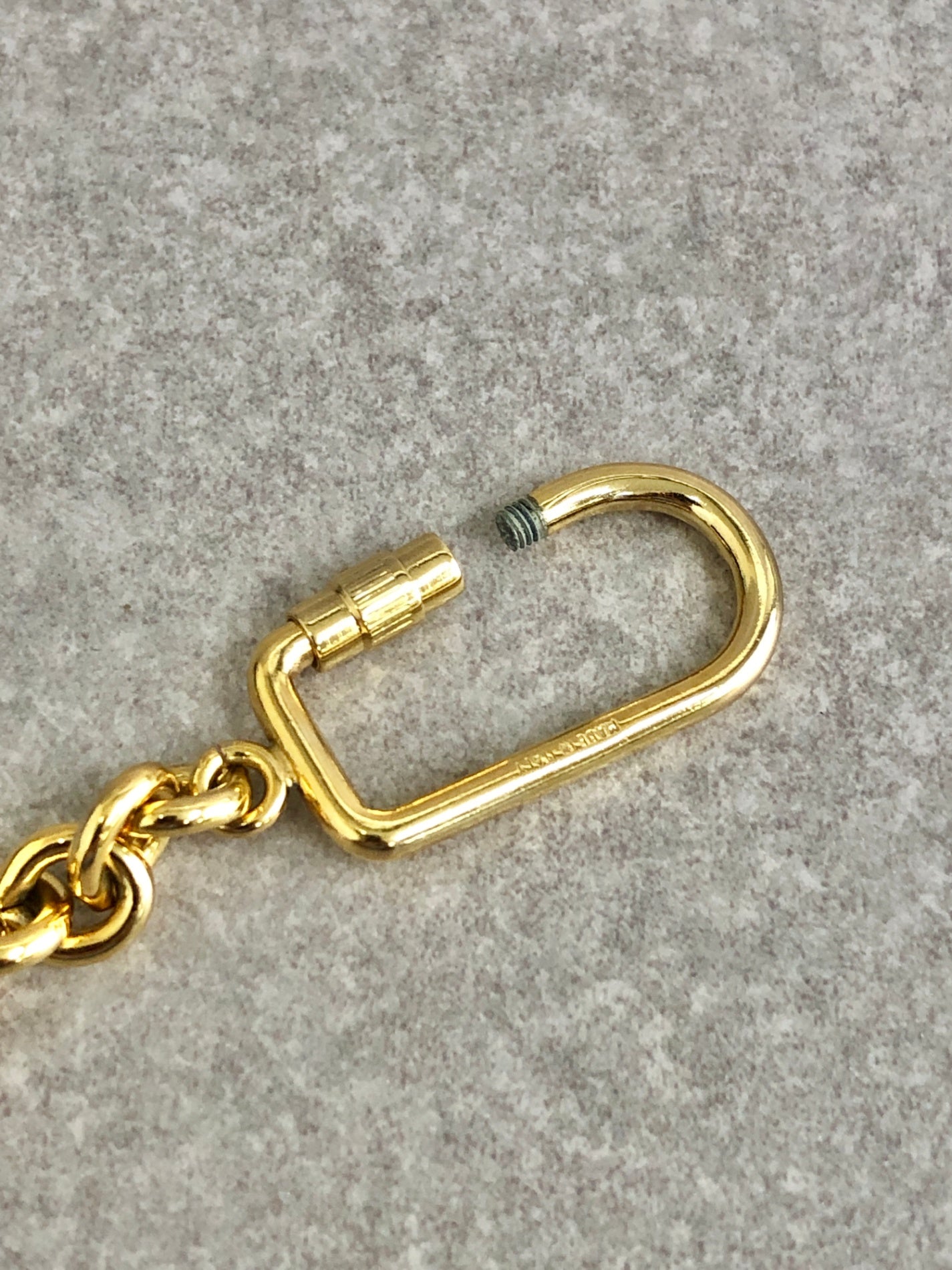 CELINE Triomphe Charm Gold Vintage texfpd