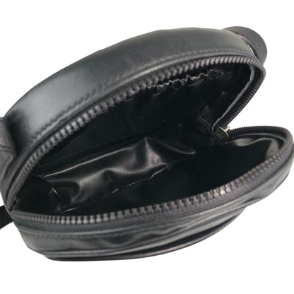 CELINE Gancini Shoulder bag Black Vintage mes4uh