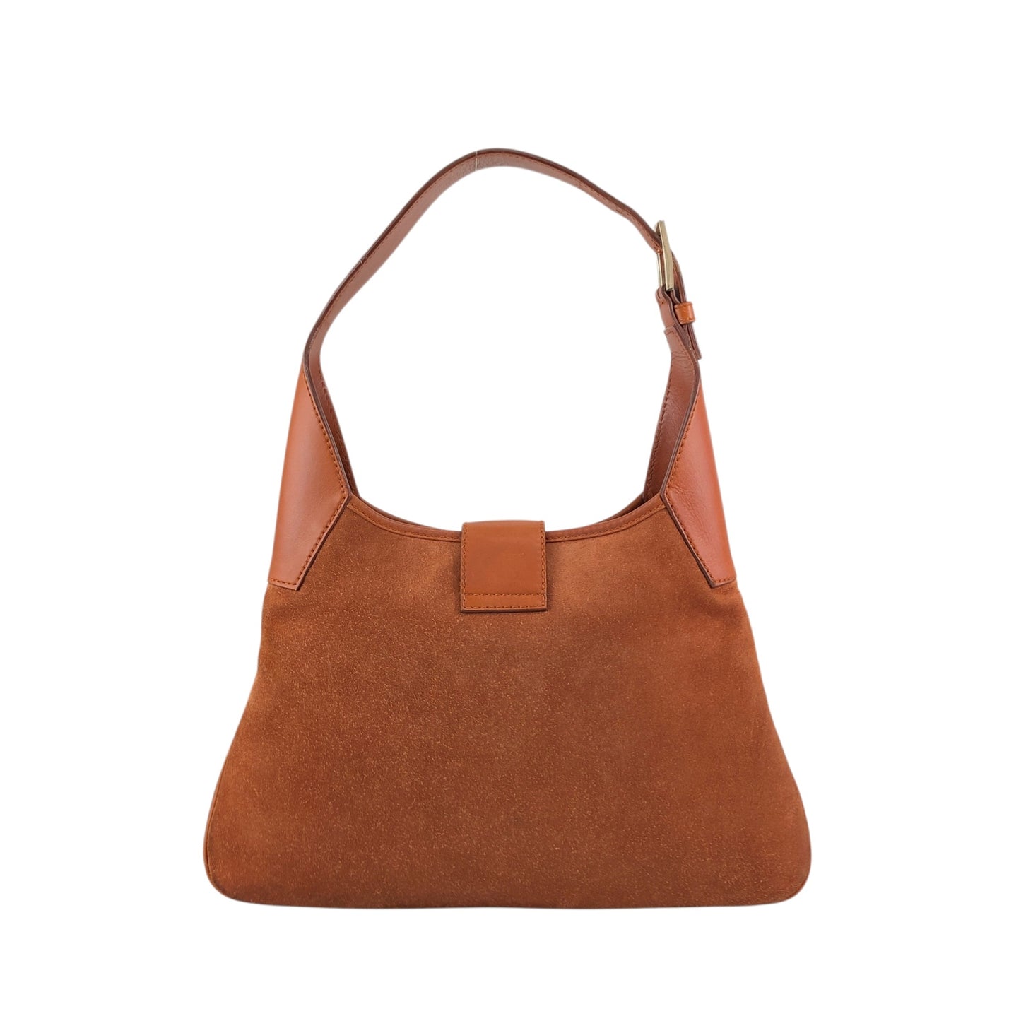 Salvatore Ferragamo Gancini Shoulder bag Brown Vintage dgh7fy