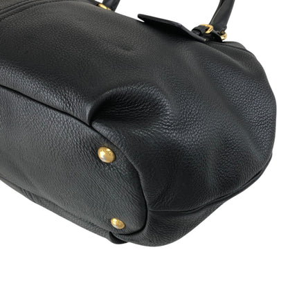 PRADA Logo Handbag Black Vintage 8mhtj6