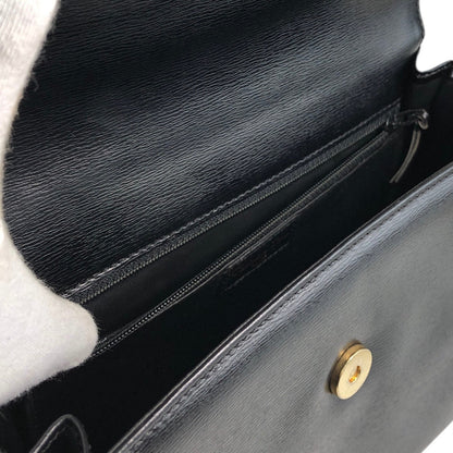 Christian Dior CD Logo Shoulder bag Black Vintage 28ek6f