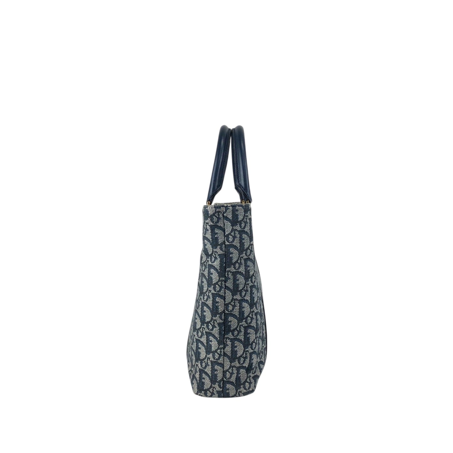 Christian Dior Trotter Totebag Navy Vintage ysuxts