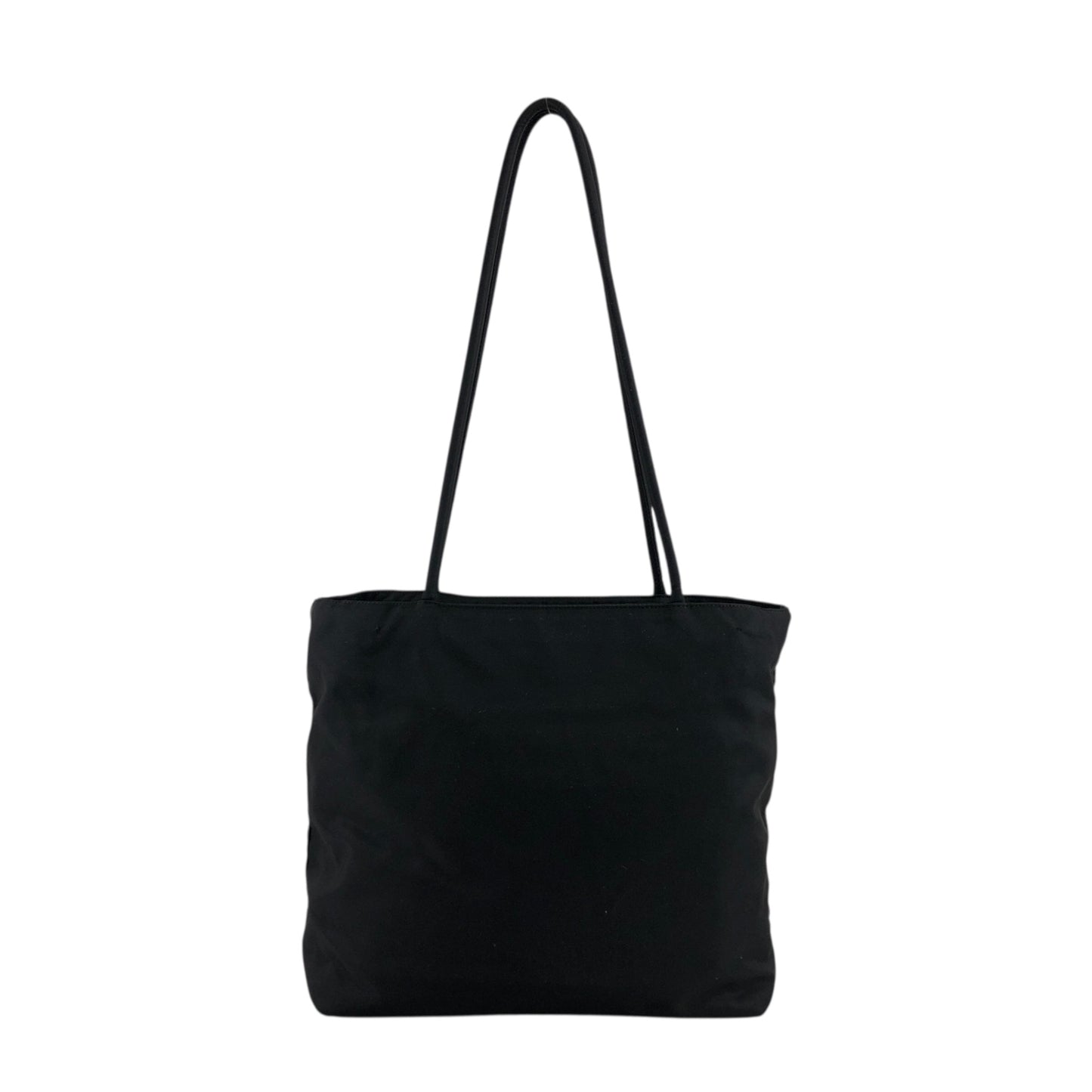 PRADA Tessuto Triangle Logo Totebag Black Vintage 26be6f