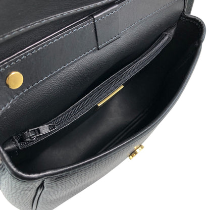 Christian Dior CD Logo Shoulder bag Black Vintage fdkx28