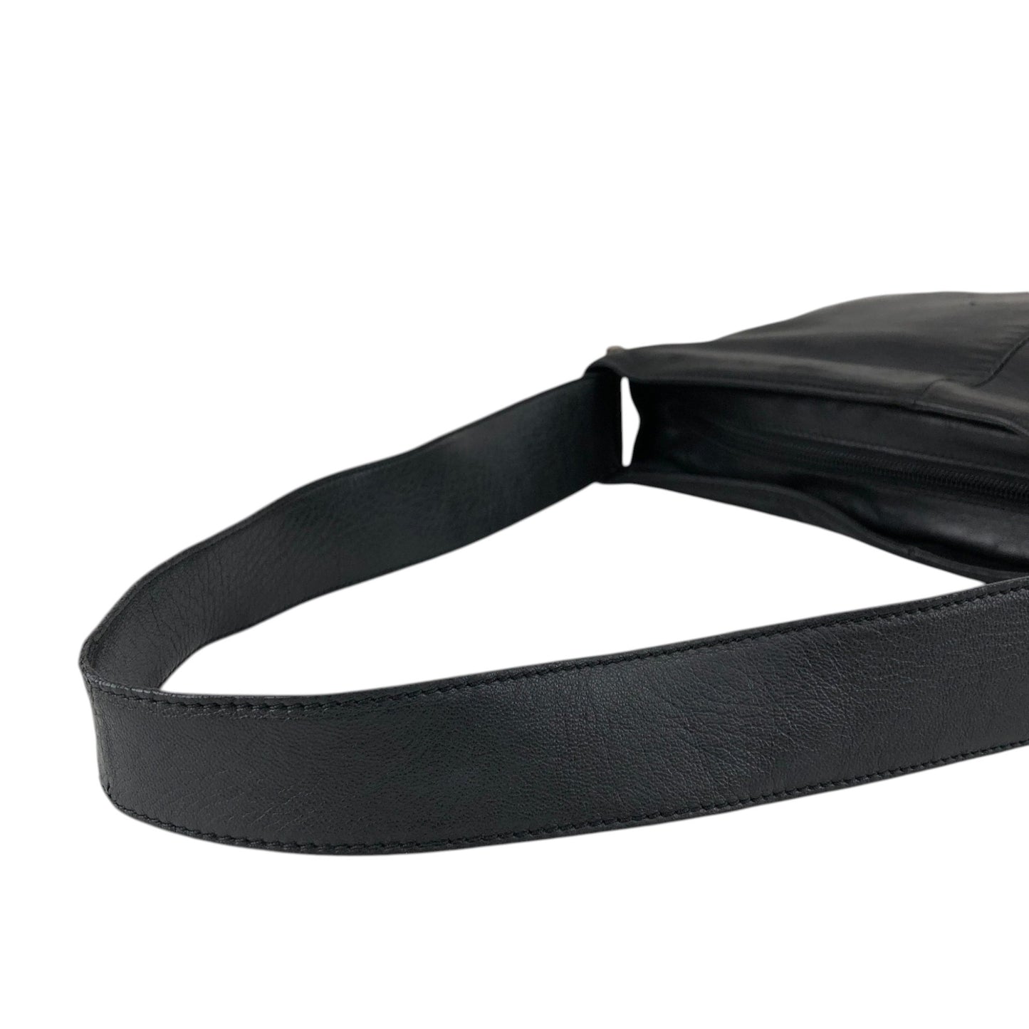 LOEWE Logo Shoulder bag Hobobag Black Vintage nj2ii2