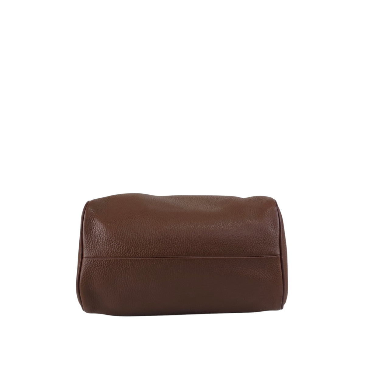 GUCCI Logo Embossed Small Boston bag Handbag Brown Vintage tpnfiv