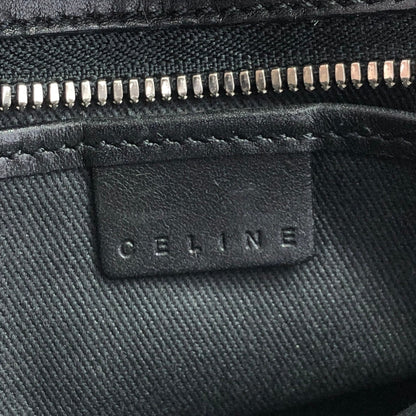 CELINE Macadam Shoulder bag Hobobag Black Vintage ddgif4
