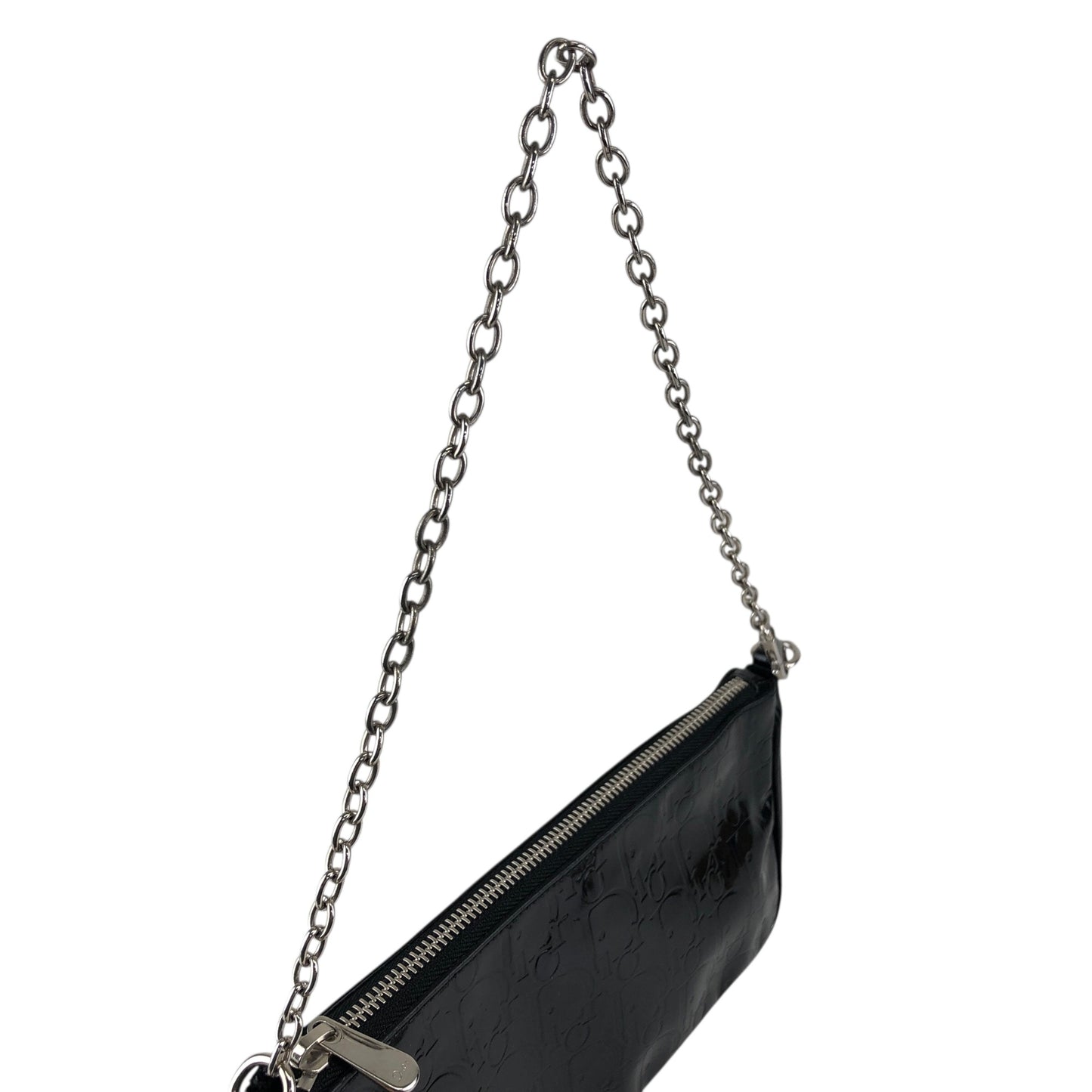 Christian Dior Trotter Small Chain Handbag Black Vintage 5zy6xf