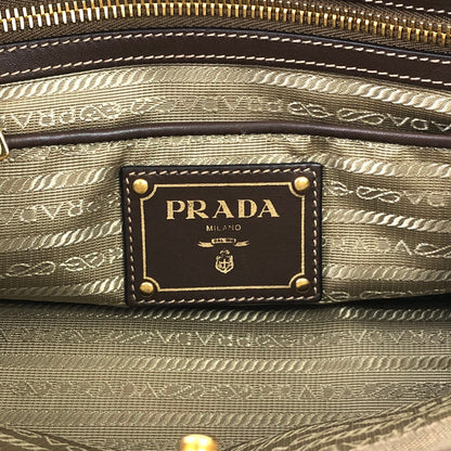 PRADA 標誌手袋 棕色 復古 7avgyx