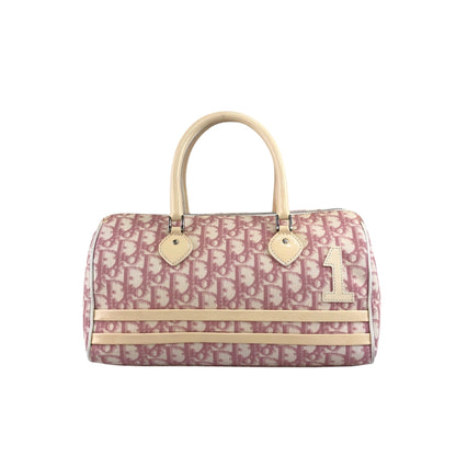 Christian Dior Trotter 手提包 波士頓包 粉紅色 復古 hamzbz