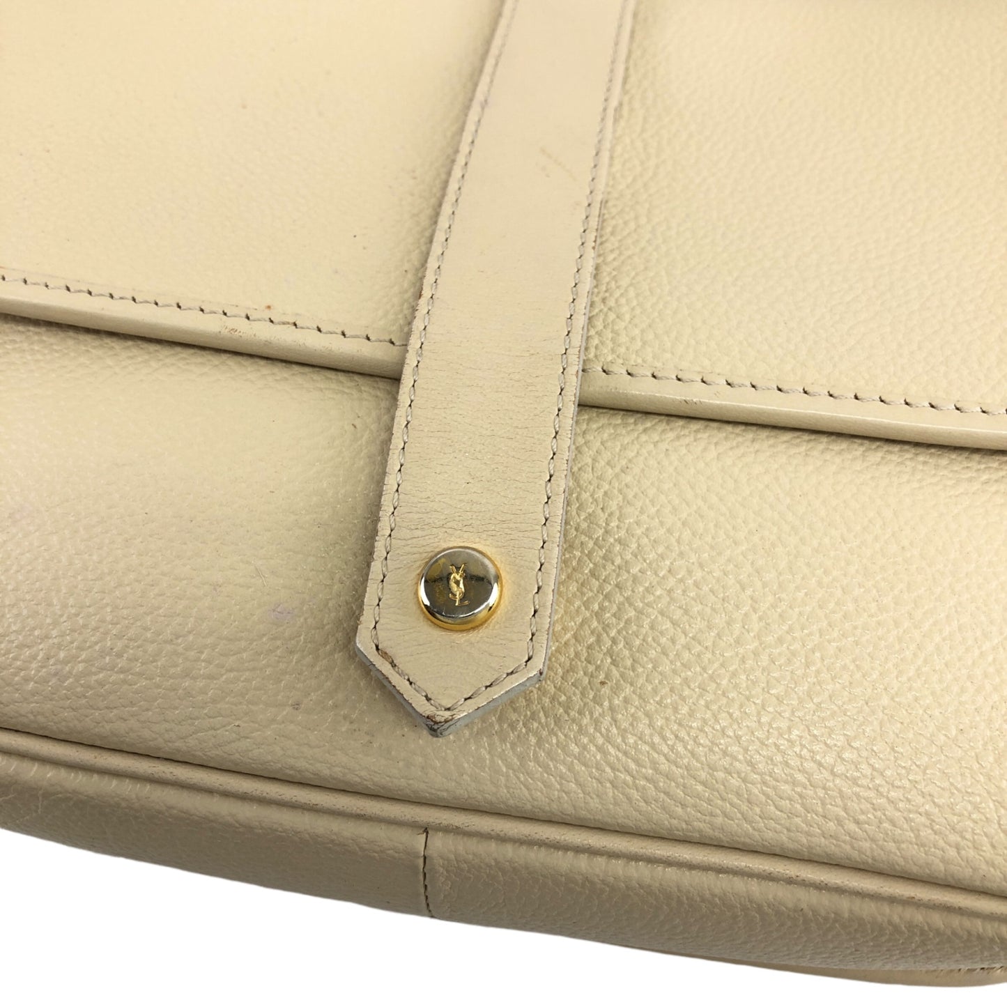 Yves Saint Laurent Shoulder bag Beige Vintage 27fnf2