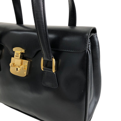 GUCCI Handbag Black Vintage as68jk