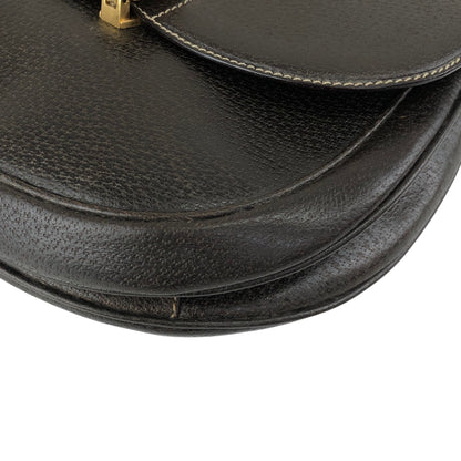 GUCCI Bamboo Shoulder bag Brown Vintage 843vd4