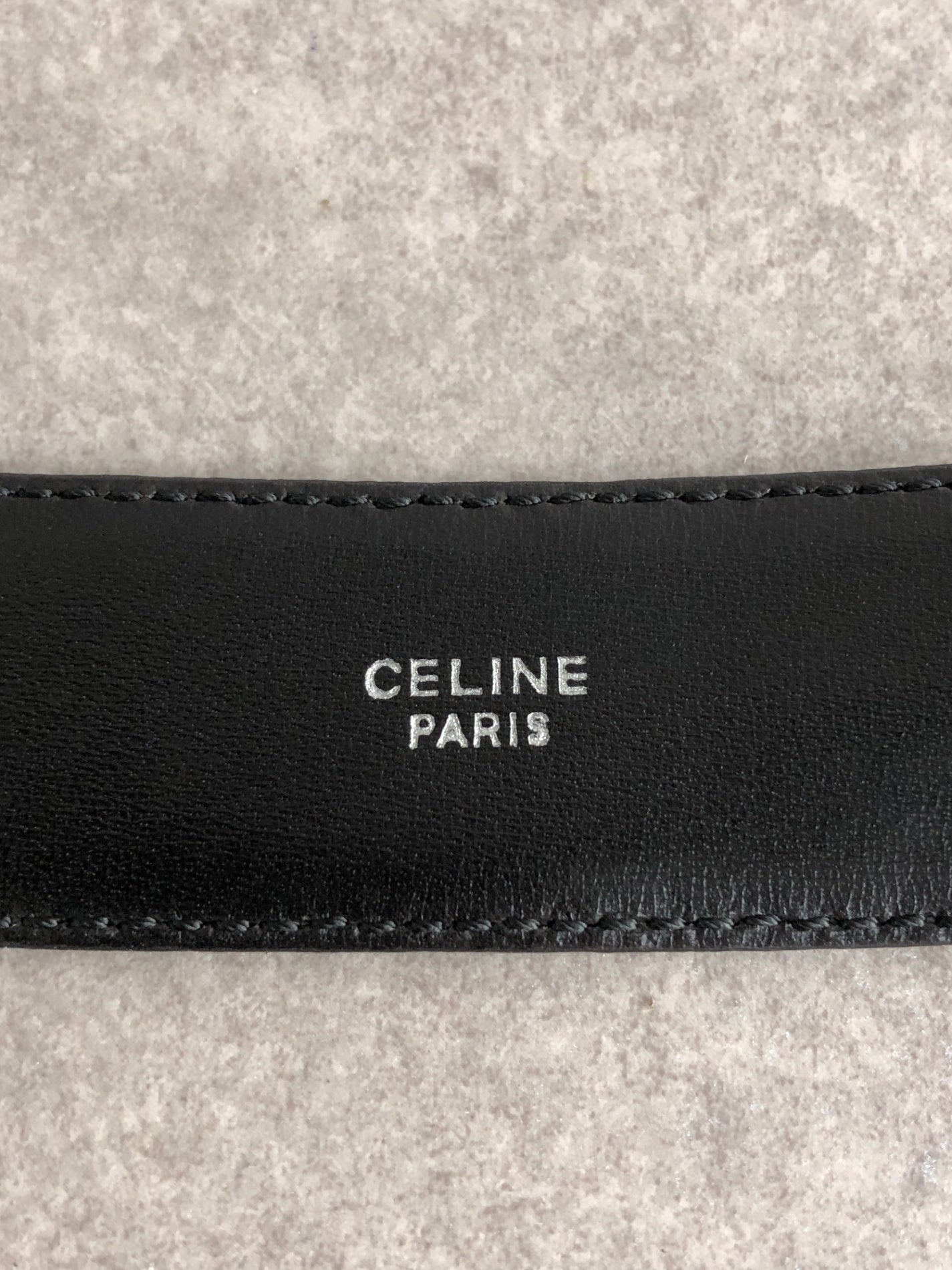 CELINE Starball Belt Black Vintage dbrkxv