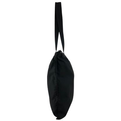 PRADA Tessuto Triangle Logo Handbag Totebag Black Vintage 6e4zku