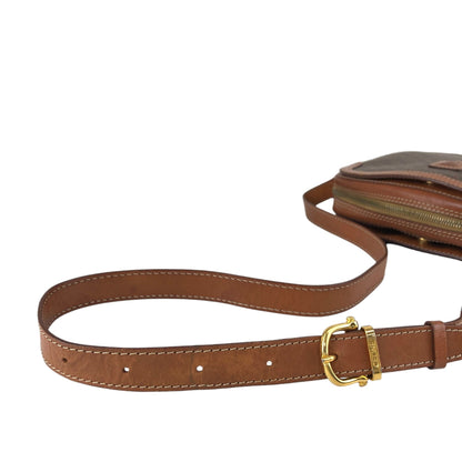 CELINE Macadam Blason Shoulder bag Brown Vintage bp2ksi