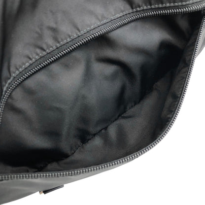 PRADA Tessuto Triangle Logo Shoulder bag Black Vintage zrh5tr
