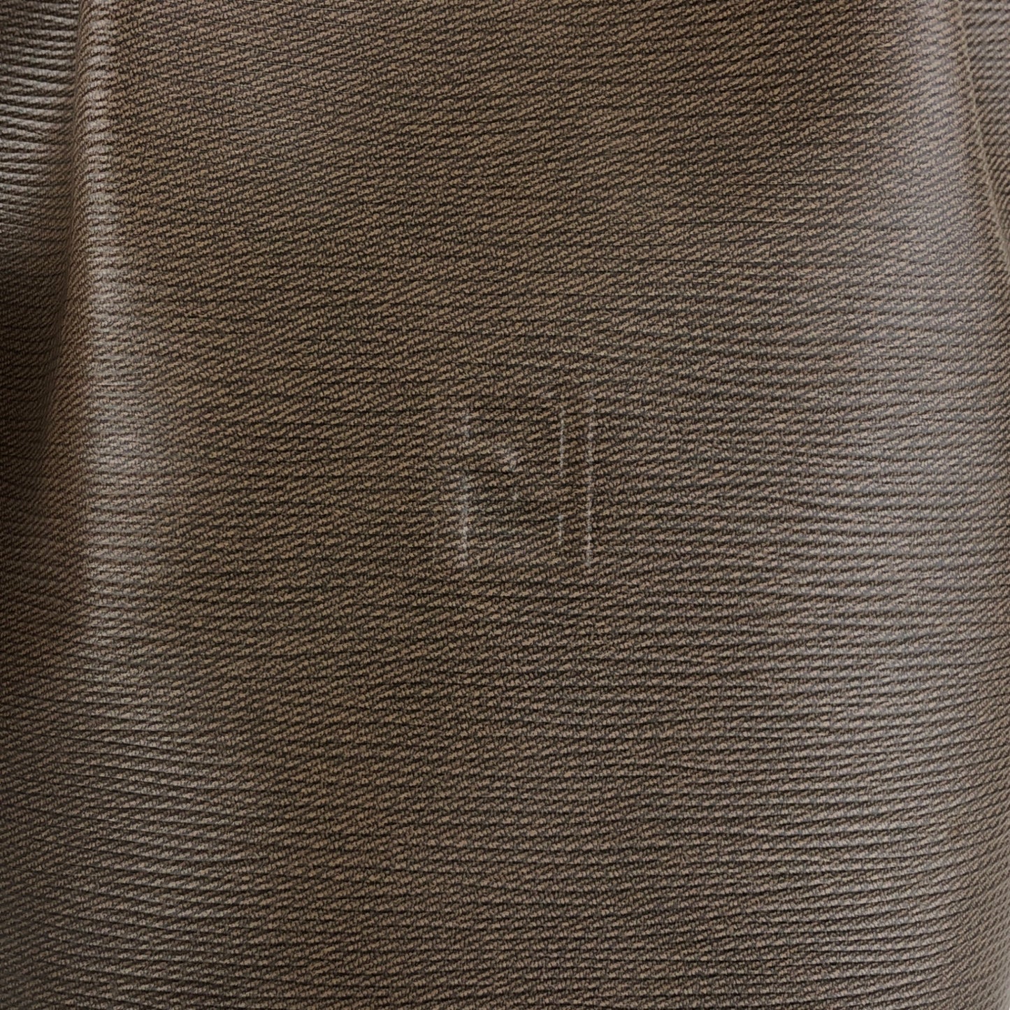 FENDI Logo  Drawstring Shoulder bag Brown Vintage z6vszr