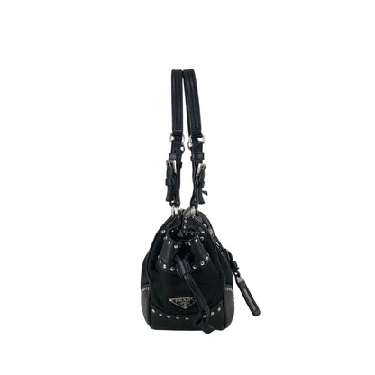 PRADA Totebag Black Vintage dgrztj
