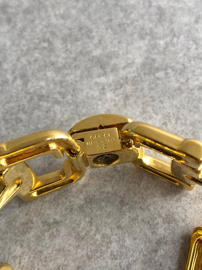 GUCCI Horse Bit Tom Ford Era Bracelet Gold Vintage xc7jci
