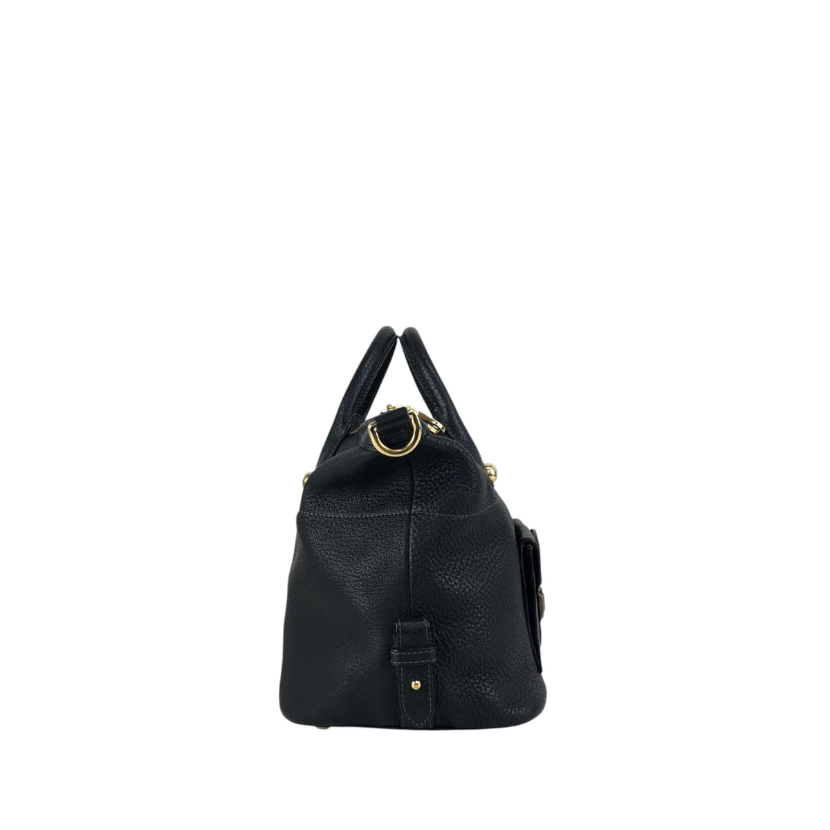 LOEWE Anagram Two-way Handbag Shoulder bag Black Vintage 2n8mxe