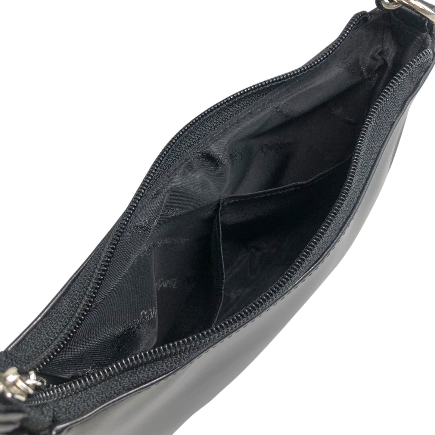 Yves Saint Laurent Logo Small Handbag Black Vintage bva8kv