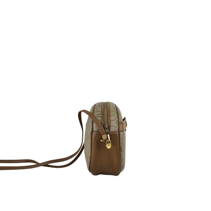Christian Dior Honeycomb Pattern Logo Shoulder bag Beige Vintage a6fh6v