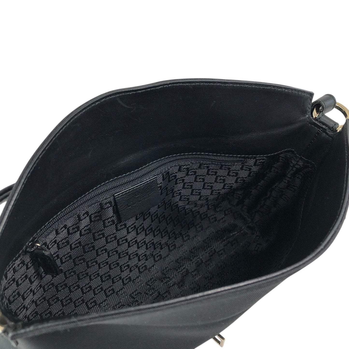 GUCCI Jackie Shoulder bag Black Vintage 8e828u