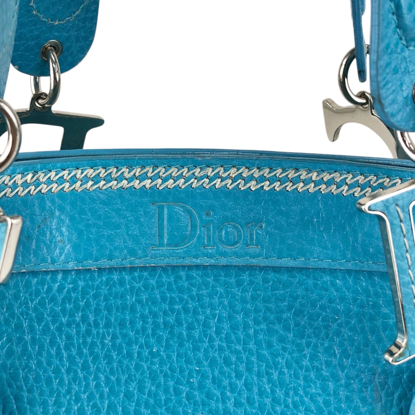Christian Dior  Handbag Light Blue Vintage ys2yth