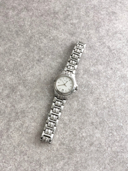GUCCI Quartz Watch Silver 9040L Vintage rvpufk