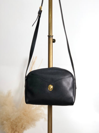 Christian Dior CD Logo Shoulder bag Black Vintage jrz6fp