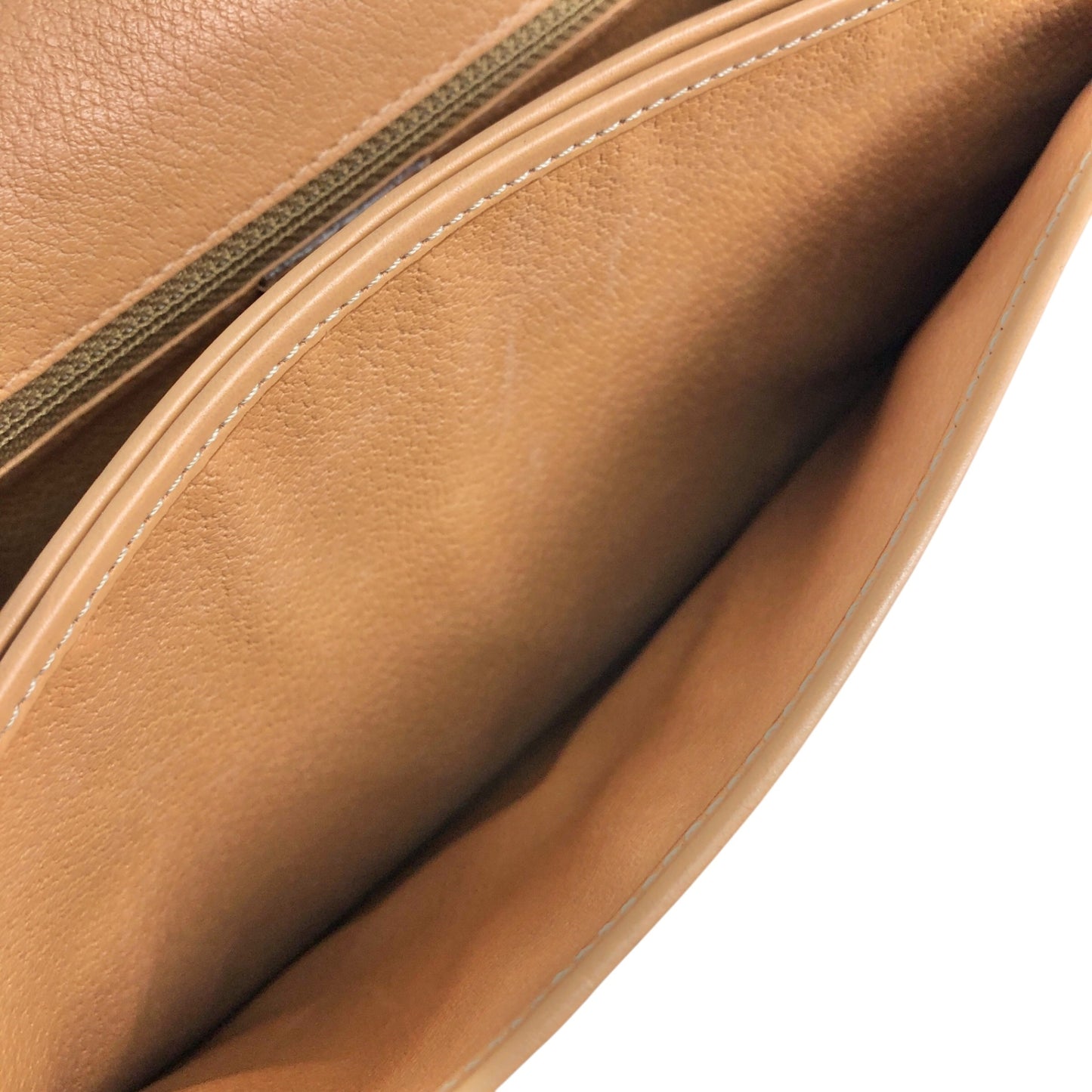 CELINE Macadam Blason Flap Shoulder bag Brown Vintage 7sfwkz