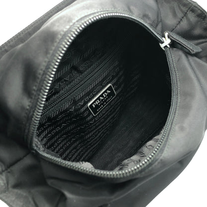 PRADA Tessuto Triangle Logo Totebag Black Vintage 26be6f