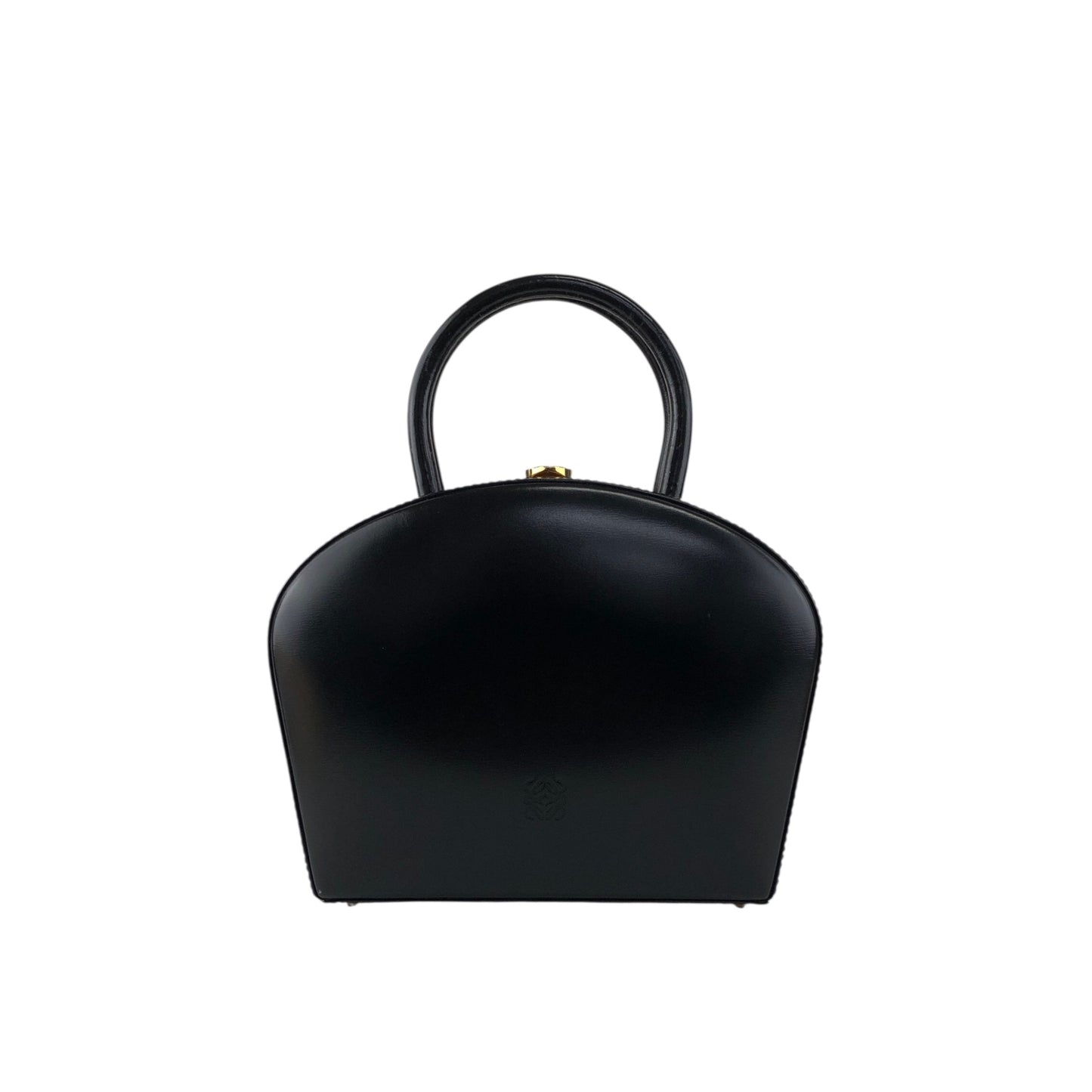 LOEWE Anagram Top Handle Handbag Vanity bag Black Vintage nxkdzt