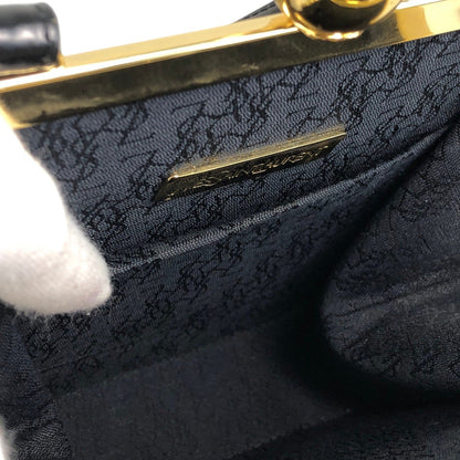 Yves Saint Laurent Metal Clasp Small Shoulder bag Black Vintage 8z366v