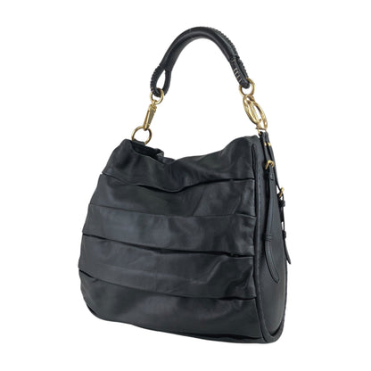 Christian Dior CD Logo Motif Shoulder bag Black Vintage vvdiyc